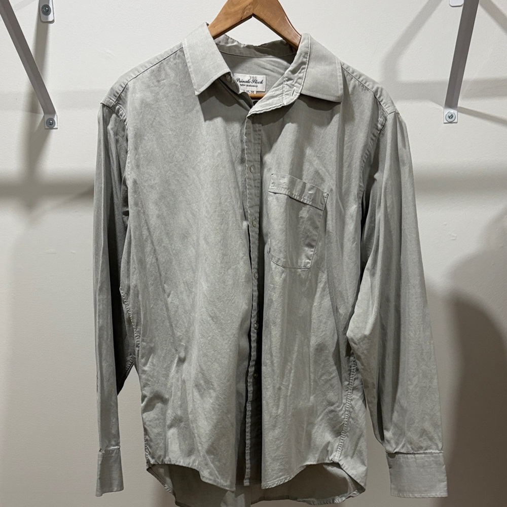 Vintage Men's Casual Button-Down - Private Stock by Hathaway
